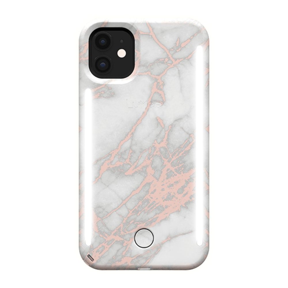LuMee Apple iPhone 11 Pro Max/XS Max - Rose Gold Marble NIB